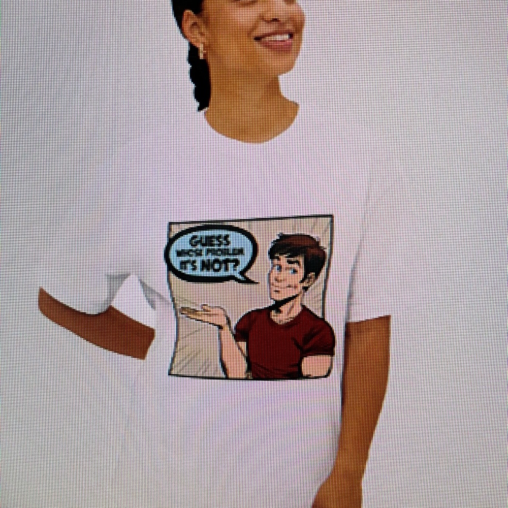 White Graphic Short Sleeve Tee
